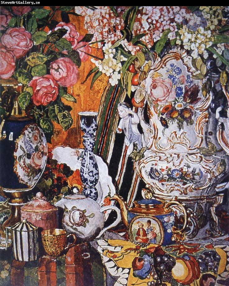 Alexander Yakovlevich GOLOVIN China and Flower